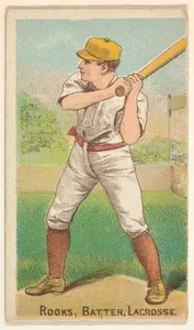 Rooks, Batter, Lacrosse, from the Gold Coin series (N284) for Gold Coin Chewing Tobacco