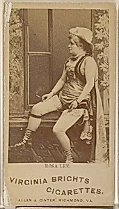 Rosa Lee, from the Actors and Actresses series (N45, Type 1) for Virginia Brights Cigarettes by Allen & Ginter