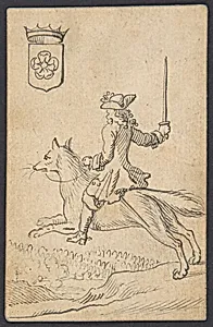 Rose King: A Man Astride a Fox
