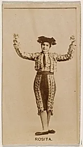 Rosita, from the Actresses series (N245) issued by Kinney Brothers to promote Sweet Caporal Cigarettes by Kinney Brothers Tobacco Company