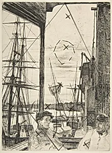 Rotherhithe (Wapping) by James McNeill Whistler