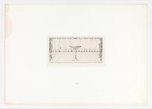 Ruhe (Repose) from Ein Handschuh (A Glove). Cyclus von zehn Compositionen radirt. Rad. Opus VI, Plate VIII. First edition