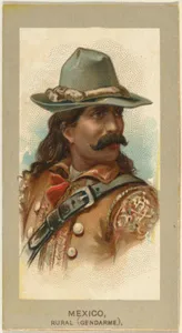 Rural Gendarme, Mexico, from the Military Uniforms series (T182) issued by Abdul Cigarettes