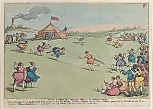 Rural Sports or a Cricket Match Extraordinary by Thomas Rowlandson|Thomas Tegg