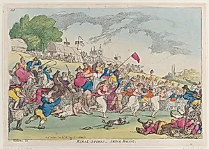 Rural Sports, Smock Racing by Thomas Rowlandson|Thomas Tegg
