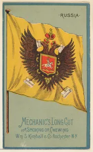 Russia, from the National Flags series (N195) issued by Wm. S. Kimball & Co.