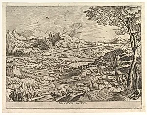 Rustic Solicitude (Solicitudo rustica) from The Large Landscapes by Pieter Bruegel the Elder|Johannes van Doetecum I|Lucas van Doetecum|Hieronymus Cock