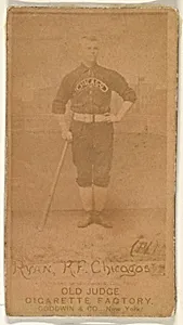 Ryan, Right Field, Chicago, from the Old Judge series (N172) for Old Judge Cigarettes by Goodwin & Company