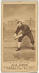 Ryan, Right Field, Chicago, from the Old Judge series (N172) for Old Judge Cigarettes by Goodwin & Company