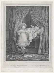 S.A.R. Mgr le Duc de Bordeaux...S.A.R. Mademoiselle...(Portr. du Comte de Chambord et la duchesse de Parme, enfants)