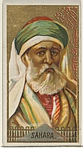 Sahara, from the Types of All Nations series (N24) for Allen & Ginter Cigarettes by George S. Harris & Sons|Allen & Ginter