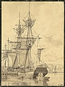 Sailing Vessels at Wilders Plads, Copenhagen