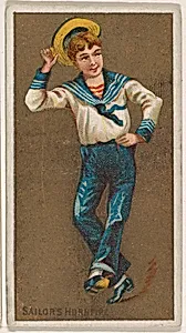 Sailor's Hornpipe, from National Dances (N225, Type 1) issued by Kinney Bros. by Kinney Brothers Tobacco Company