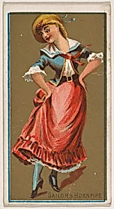 Sailor's Hornpipe, from National Dances (N225, Type 1) issued by Kinney Bros. by Kinney Brothers Tobacco Company