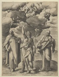 Saint Anthony, Saint John the Baptist, and Saint Elizabeth