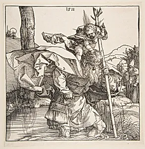 Saint Christopher by Albrecht Dürer