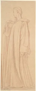 Saint Cloud; Study for the frieze at Saint-Vincent-de-Paul, Paris