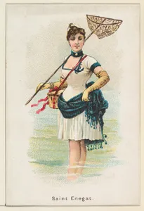 Saint Enegat, from the Beautiful Bathers series (N192) issued by Wm. S. Kimball & Co.
