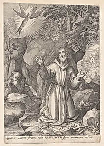 Saint Francis of Assisi receiving the stigmata