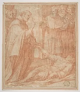 Saint Francis of Assisi Resuscitating a Dead Youth