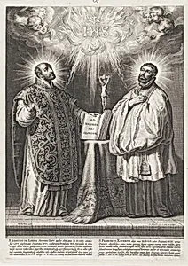 Saint Francis Xavier and Saint Ignatius of Loyola by Schelte Adams à Bolswert|Peter Paul Rubens