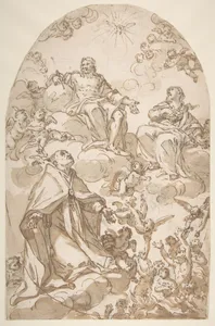 Saint Gregory the Great Interceding for Souls in Purgatory
