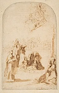 Saint Hyacinth Walking on the Waters