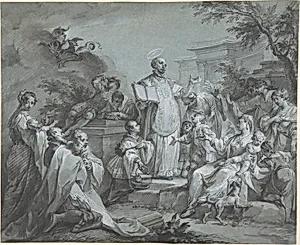 Saint Ignatius of Loyola Preaching