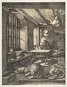 Saint Jerome in His Study by Albrecht Dürer