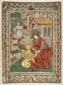 Saint Jerome in Penitence and as a Scholar Removing a Thorn from a Lion's Paw (Sch. 2673 & 2673)