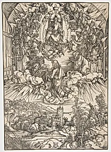 Saint John before God and the Elders, from The Apocalypse by Albrecht Dürer