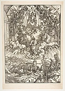 Saint John Before God and the Elders, from "The Apocalypse" by Albrecht Dürer