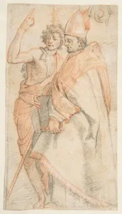 Saint John the Baptist and Saint Bernardo degli Uberti (after Andrea del Sarto's Vallombrosa Altarpiece)