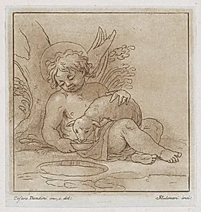 Saint John the Baptist with a lamb