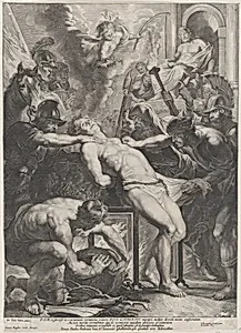 Saint Lawrence at the Stake by Cornelis Meyssens|Lucas Vorsterman I|Peter Paul Rubens|Johannes Meyssens