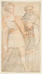 Saint Michael and Saint Giovanni Gualberto (after Andrea del Sarto's Vallombrosa Altarpiece)
