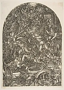 Saint Michael and the Dragon, from the Apocalypse by Jean Duvet