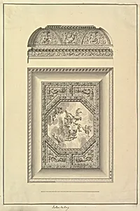 Salon Ceiling, Houghton Hall, Norfolk