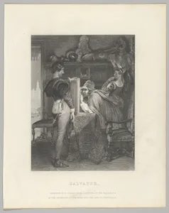 Salvator, from "The Art Union" (later "The Art Journal"), opposite p. 252