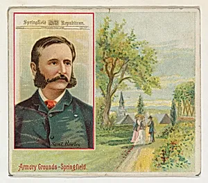Samuel Bowles, Springfield Republican, from the American Editors series (N35) for Allen & Ginter Cigarettes by Allen & Ginter