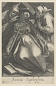 Sancta Euphrolyna, from the series Female Hermits