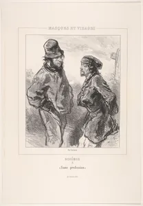 Sans profession, from the series Bohèmes, Masques et Visages