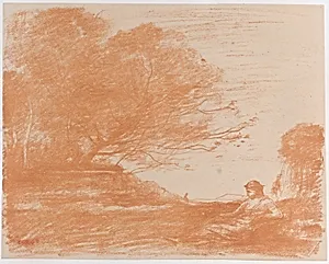 Sappho by Camille Corot