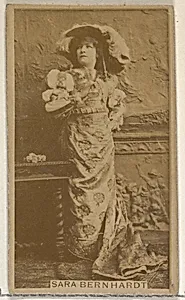 Sara Bernhardt, from the Actors and Actresses series (N45, Type 8) for Virginia Brights Cigarettes by Allen & Ginter