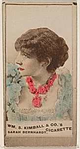 Sarah Bernhardt, from the Actresses series (N203) issued by Wm. S. Kimball & Co. by William S. Kimball & Company