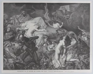 Portrait of Albert Duvivier|Emile Thomas|Eugène Delacroix