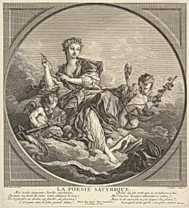 Satyrical Poetry by Claude Augustin Duflos le Jeune|François Boucher