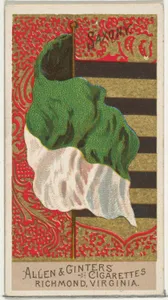 Saxony, from Flags of All Nations, Series 2 (N10) for Allen & Ginter Cigarettes Brands