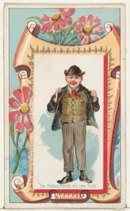 "Say Fellars, them's my new duds," from the Terrors of America set (N136) issued by Duke Sons & Co. to promote Honest Long Cut Tobacco