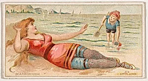 Scarborough, England, from the Surf Beauties series (N232), issued by Kinney Bros. by Kinney Brothers Tobacco Company
